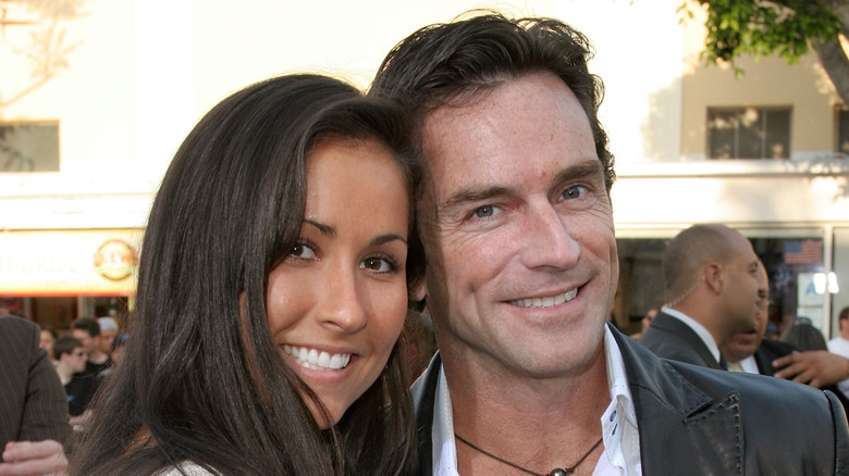 Jeff Probst and Julie Berry smile