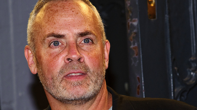 Richard Hatch with beard serious