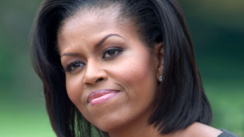 Michelle Obama in black