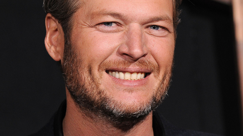 Blake Shelton smiling