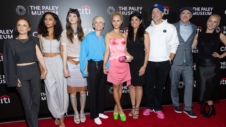 The cast of Ted Lasso at fourth season premiere at The Paley Museum
