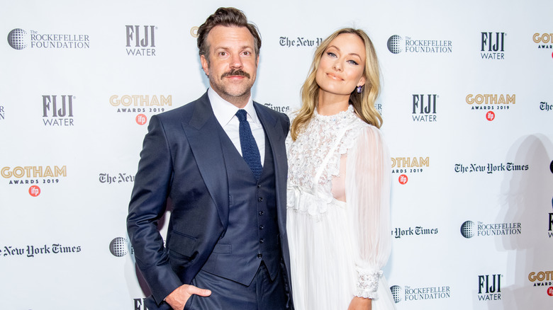 Jason Sudeikis and Olivia Wilde at the 2019 IFP Gotham Awards
