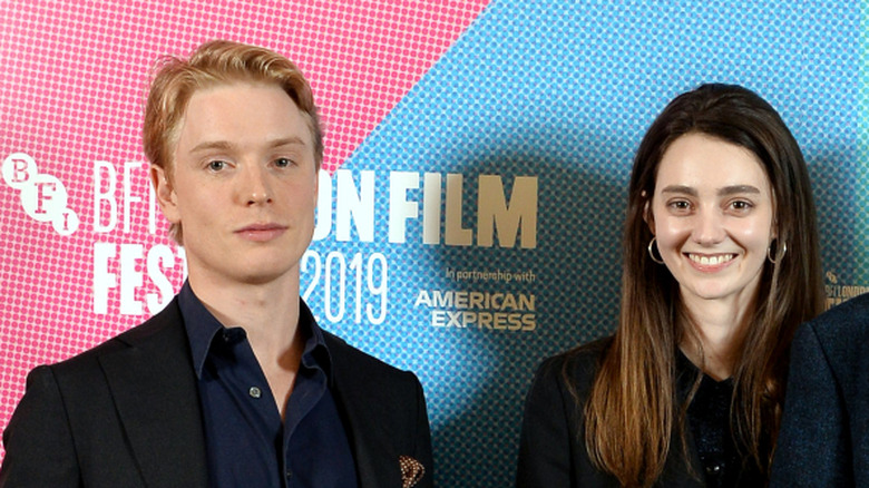 Freddie Fox and Tanya Reynolds at the "Fanny Lye Deliver'd" World Premiere