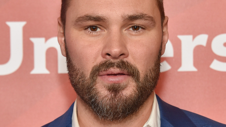 Patrick Flueger poses