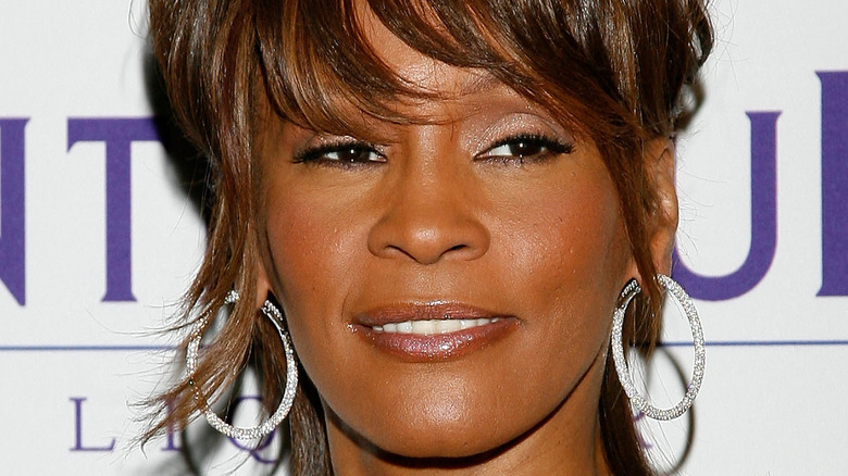 Whitney Houston smiling