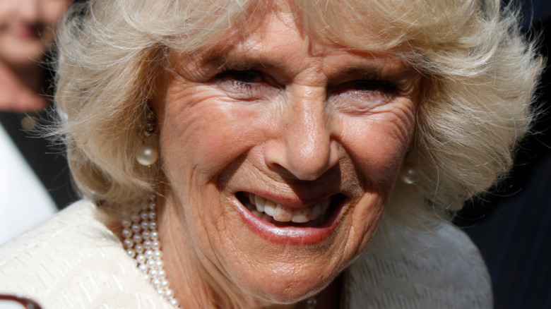 Camilla Parker Bowles lipstick teeth