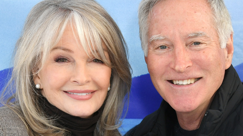 Drake Hogestyn and Deidre Hall at an event.