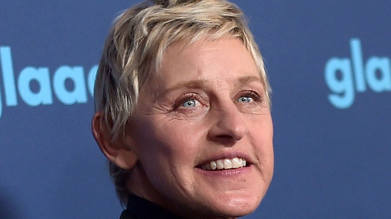 Ellen DeGeneres smiling