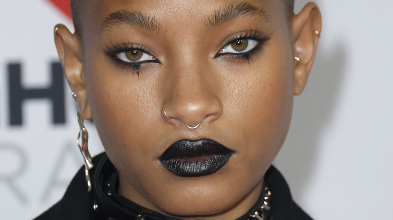 Willow Smith black lipstick