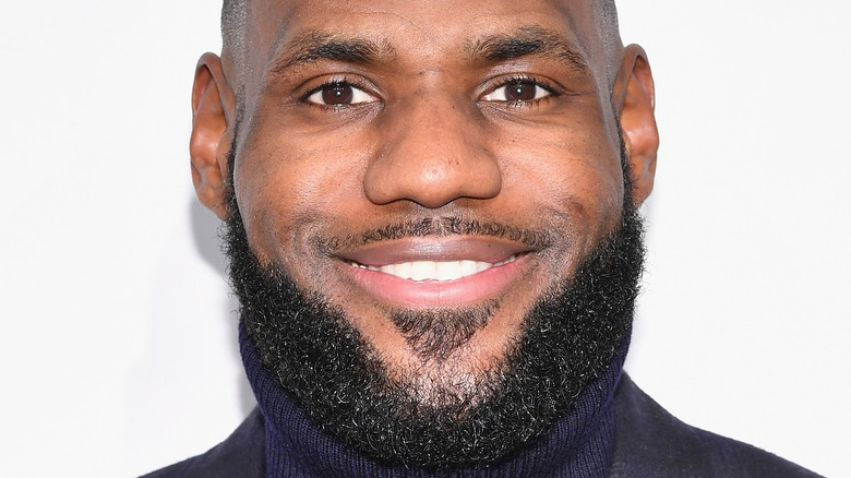 LeBron James smiling