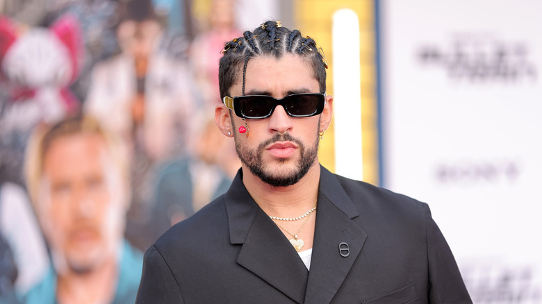 Bad Bunny wearing sunglasses