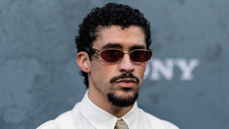 Bad Bunny wearing sunglasses