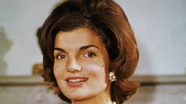 Jacqueline Kennedy at her Georgetown home