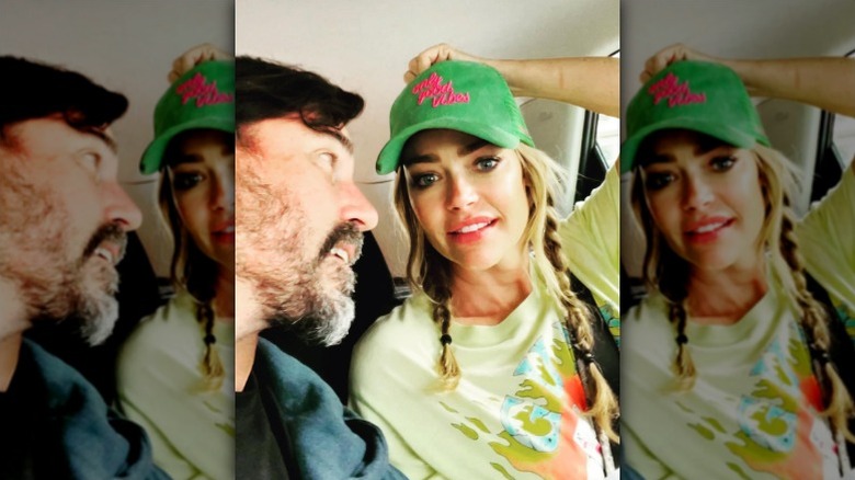 Denise Richards and Aaron Phypers take silly selfie
