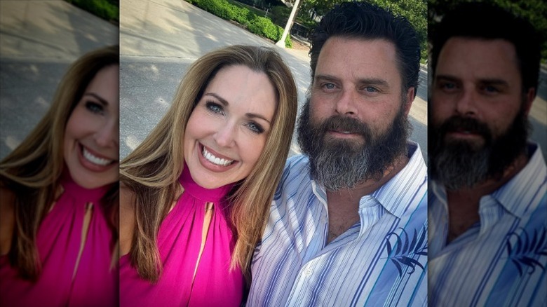 Christi Paul poses with husband Peter Wurm in 2020