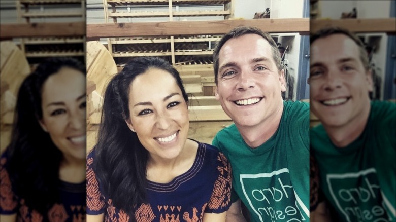 Clint Harp takes selfie with Joanna Gaines in 2015