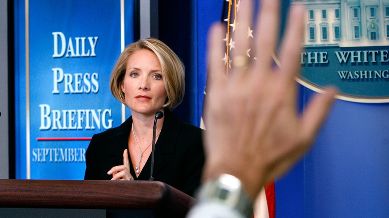 Dana Perino as press secretary