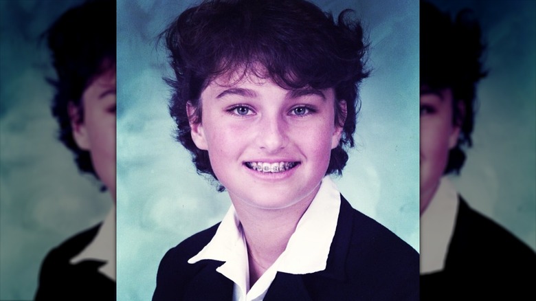 A young Giada in the 1980s.
