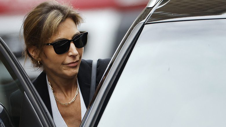 Hallie Biden getting into a car at the Hunter Biden gun trial
