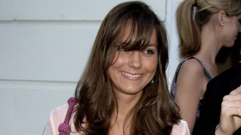 Kate Middleton with shaggy hair in 2006