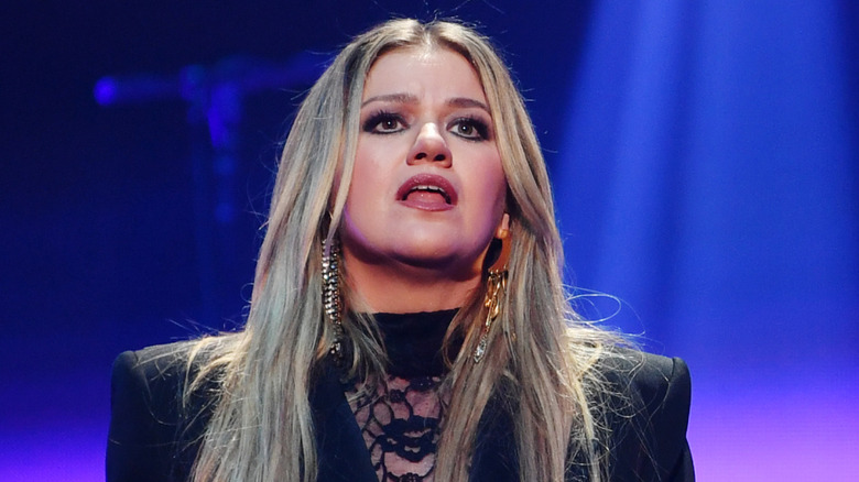 Kelly Clarkson onstage in 2023