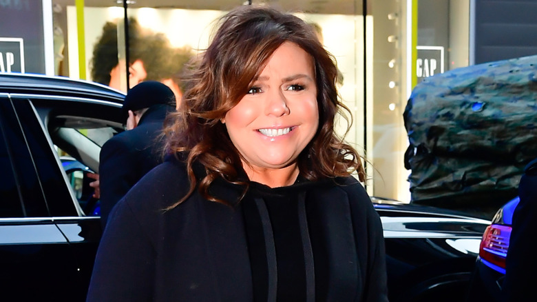 Rachael Ray on her way to an interview