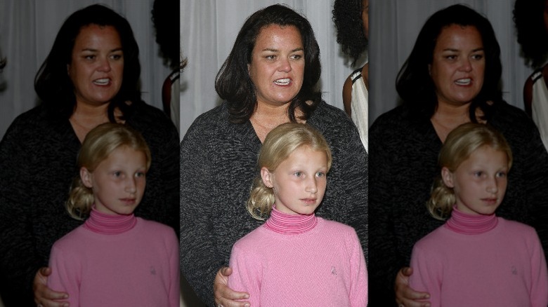 Rosie O'Donnell poses with young Chelsea