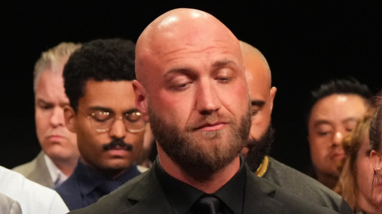 Nick Hogan at 2025 WWE event in honor of his late father, Hulk Hogan