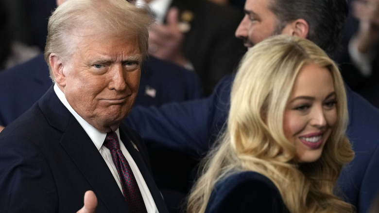 Donald and Tiffany Trump
