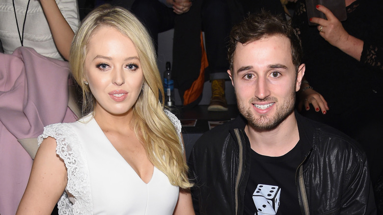 Tiffany Trump and Ross Mechanic smiling and posing