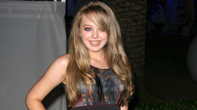 Tiffany Trump posing for cameras