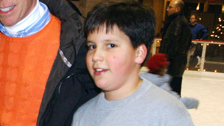 A young Richard Hilfiger ice skating
