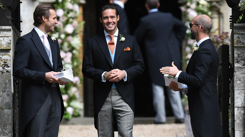 Spencer Matthews pictured at James Matthews' and Pippa Middleton's wedding.