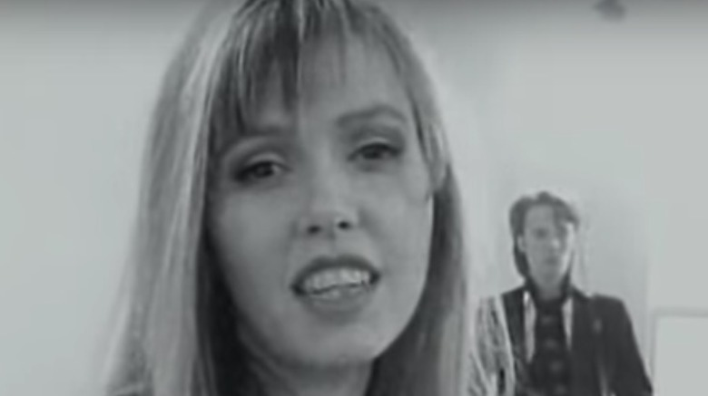 Anita Lane in a music video 