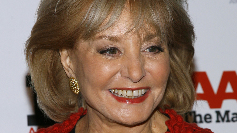 Barbara Walters smiling