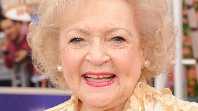 Betty White smiling