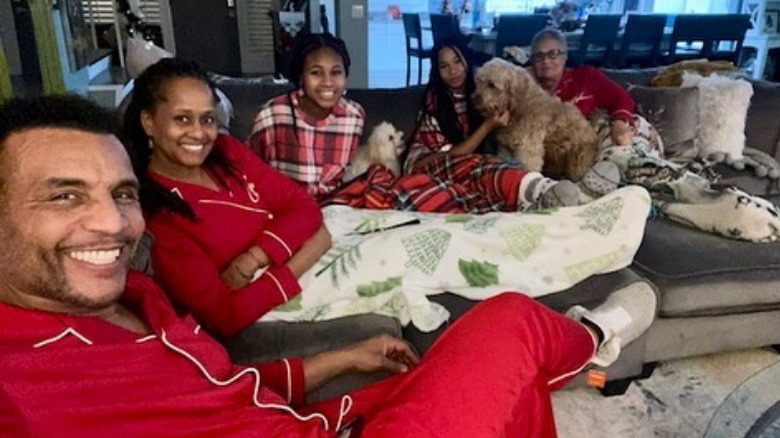 David A. Arnold with his family