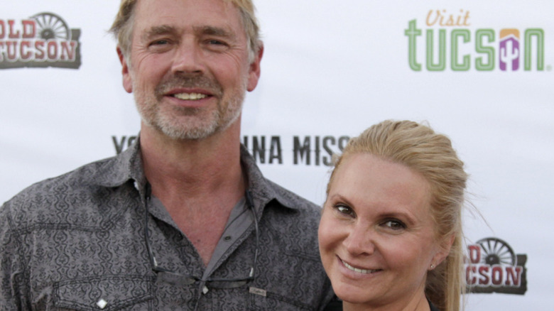 John Schneider and late wife Alicia Allain