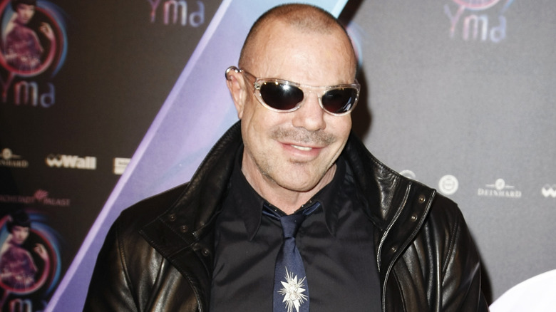 Thierry Mugler wearing sunglasses attends the World Premiere of 'YMA 2021