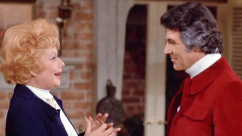 Lucille Ball and John Gabriel in 'Here's Lucy'