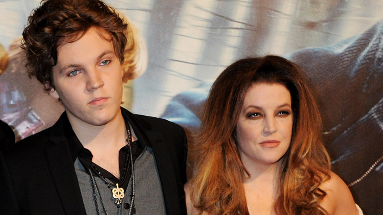 Lisa Marie Presley, Michael Lockwood and Benjamin Keough
