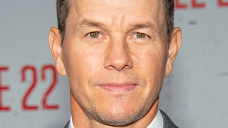 Mark Wahlberg at the Mile 22 premiere in 2018