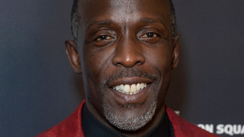 Michael K. Williams at the Garden of Laughs comedy show in 2019