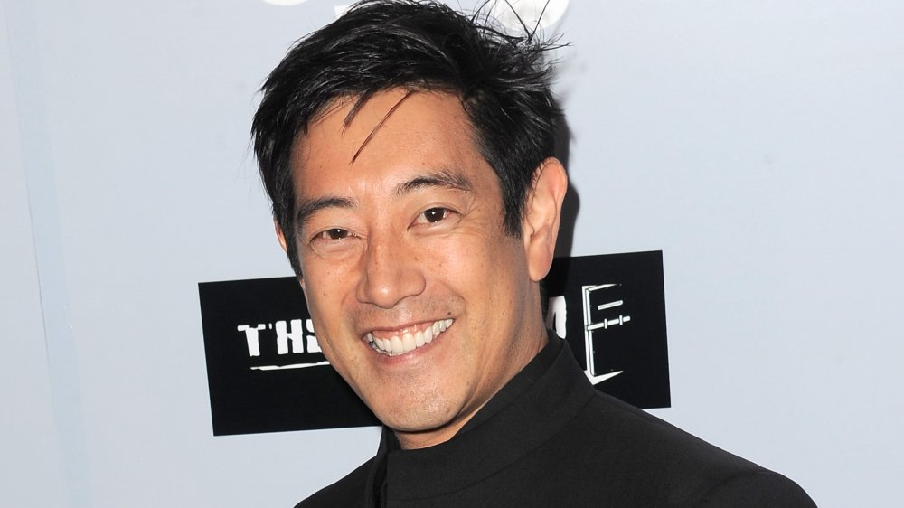 TV personality Grant Imahara arrives for the Premiere Of The Asylum's "Sharknado 3: Oh Hell No!" at iPic Theaters