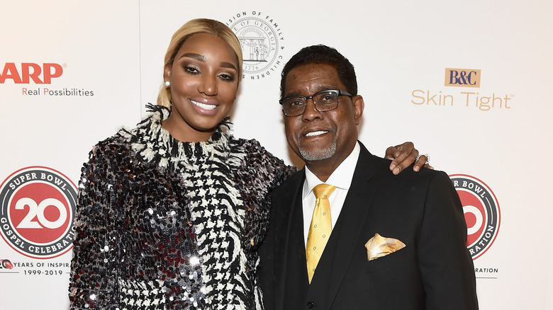 NeNe Leakes and Gregg Leakes smiling