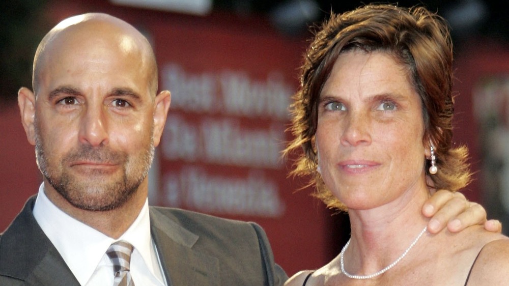 Stanley Tucci and Kate Tucci at an event