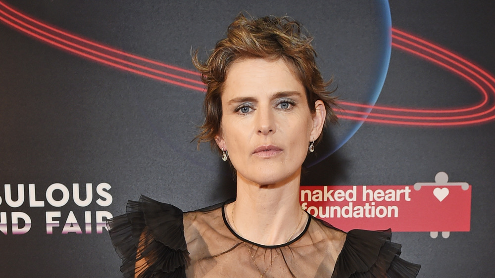 Stella Tennant posing at an event