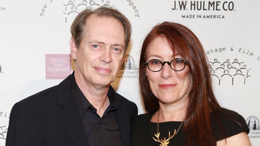 Steve Buscemi and Jo Andres attends the New York Stage and Film 2013 gala