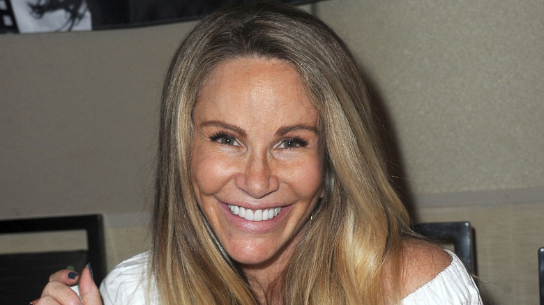 Tawny Kitaen smiling
