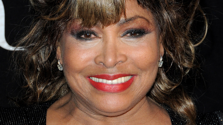 Tina Turner smiling